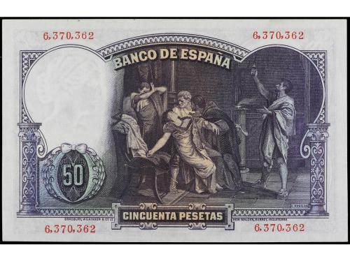 GUERRA CIVIL, ZONA REPUBLICANA. 50 Pesetas. 25 Abril 1931. R