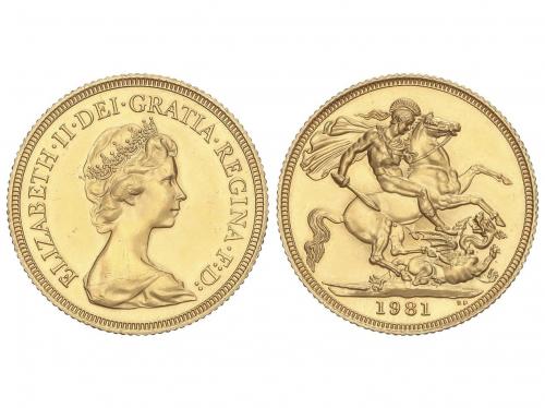 GRAN BRETAÑA. Sovereign. 1981. ELIZABETH II. 7,97 grs. AU (9