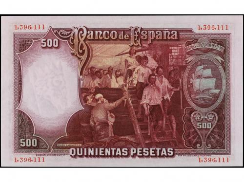 GUERRA CIVIL, ZONA REPUBLICANA. 500 Pesetas. 25 Abril 1931. 