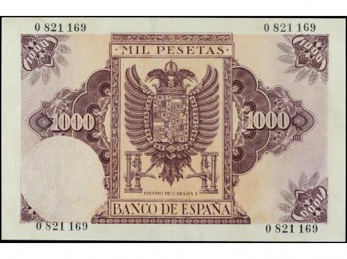 ESTADO ESPAÑOL. 1.000 Pesetas. 21 Octubre 1940. Carlos I. Ed