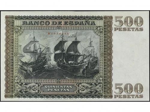 ESTADO ESPAÑOL. 500 Pesetas. 9 Enero 1940. Juan de Austria. 