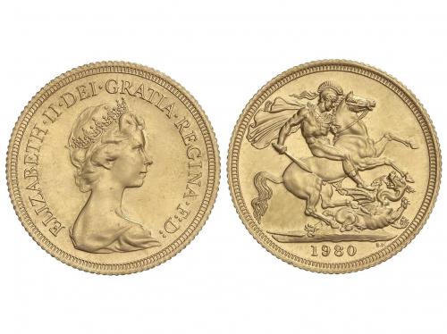 GRAN BRETAÑA. Sovereign. 1980. ELIZABETH II. 7,99 grs. AU (9