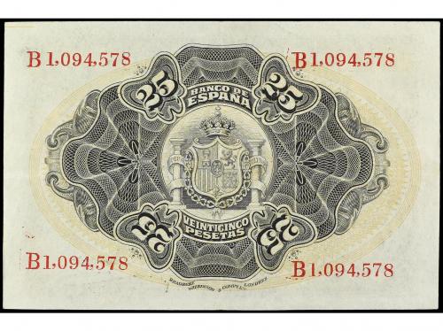 BANCO DE ESPAÑA. 25 Pesetas. 24 Septiembre 1906. Serie B. Ed