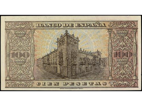 ESTADO ESPAÑOL. 100 Pesetas. 20 Mayo 1938. Casa del Cordón. 