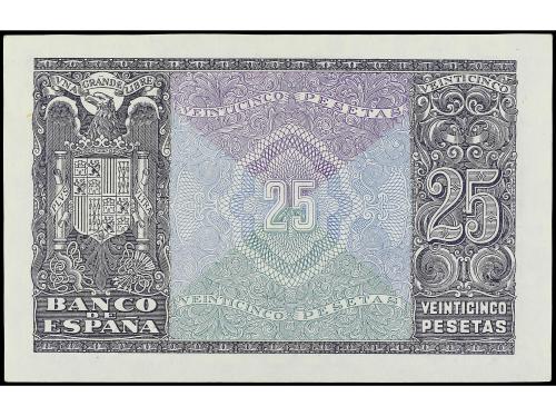 ESTADO ESPAÑOL. 25 Pesetas. 9 Enero 1940. Herrera. Serie F. 