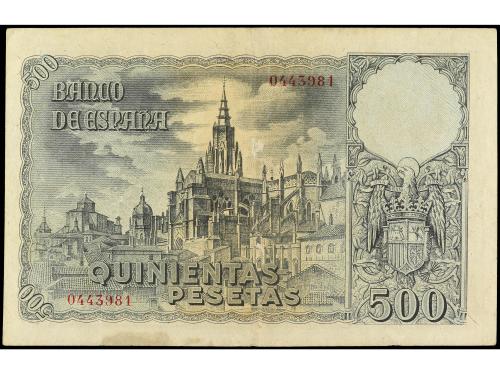 ESTADO ESPAÑOL. 500 Pesetas. 21 Octubre 1940. Entierro del C