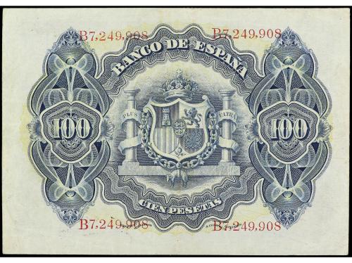 BANCO DE ESPAÑA. 100 Pesetas. 30 Junio 1906. Serie B. Ed-313