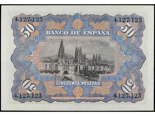 BANCO DE ESPAÑA. 50 Pesetas. 15 Julio 1907. Catedral de Burg