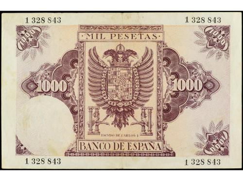 ESTADO ESPAÑOL. 1.000 Pesetas. 21 octubre 1940. Carlos I. (M