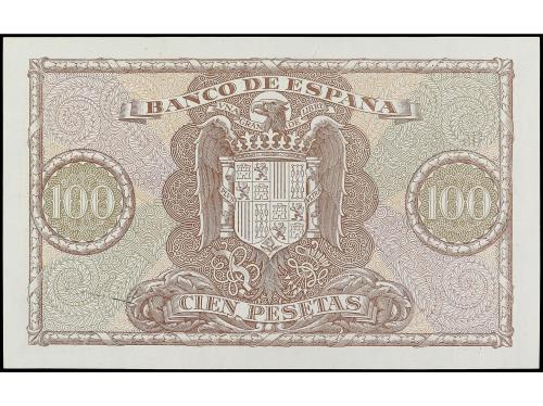 ESTADO ESPAÑOL. 100 Pesetas. 9 Enero 1940. Colón. Serie H. (