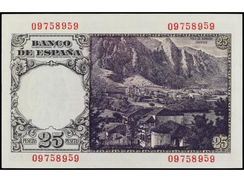 ESTADO ESPAÑOL. 25 Pesetas. 19 Febrero 1946. Flórez Estrada.