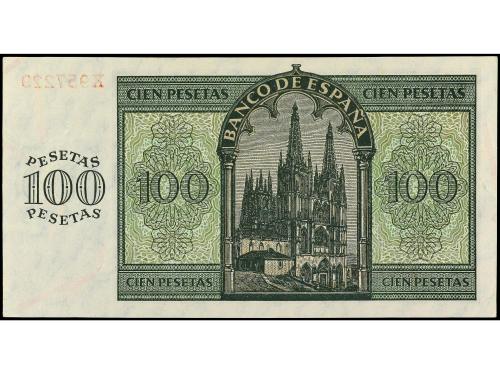 ESTADO ESPAÑOL. 100 Pesetas. 21 Noviembre 1936. Catedral de 