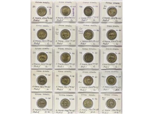 LOTES y COLECCIONES. Lote Alrededor 225 monedas. EMISIONES L