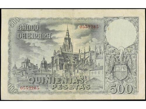 ESTADO ESPAÑOL. 500 Pesetas. 21 Octubre 1940. Entierro del C