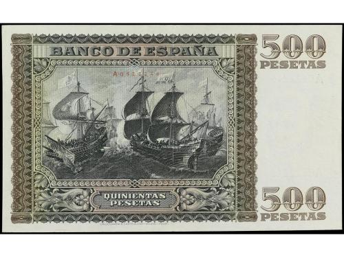 ESTADO ESPAÑOL. 500 Pesetas. 9 Enero 1940. Juan de Austria. 