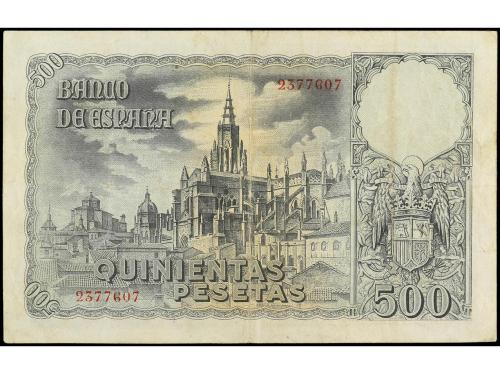 ESTADO ESPAÑOL. 500 Pesetas. 21 Octubre 1940. Entierro del C