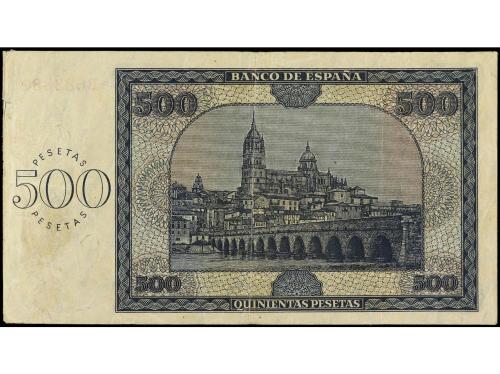 ESTADO ESPAÑOL. 500 Pesetas. 21 Noviembre 1936. Catedral de 