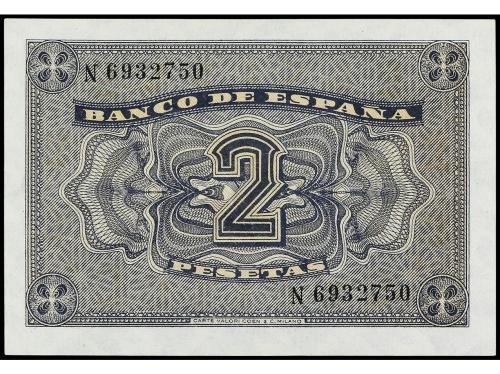 ESTADO ESPAÑOL. 2 Pesetas. 30 Abril 1938. Catedral de Burgos