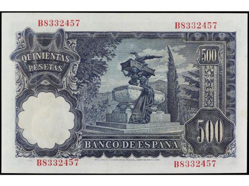 ESTADO ESPAÑOL. 500 Pesetas. 15 Noviembre 1951. Benlliure. S