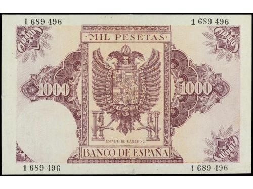 ESTADO ESPAÑOL. 1.000 Pesetas. 21 Octubre 1940. Carlos I. (R