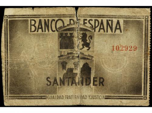 GUERRA CIVIL, ZONA REPUBLICANA. 10 Pesetas. 1936. EL BANCO