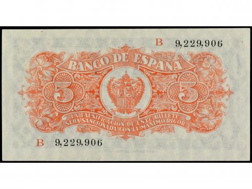 ESTADO ESPAÑOL. 5 Pesetas. 18 Julio 1937. Portabella. Serie