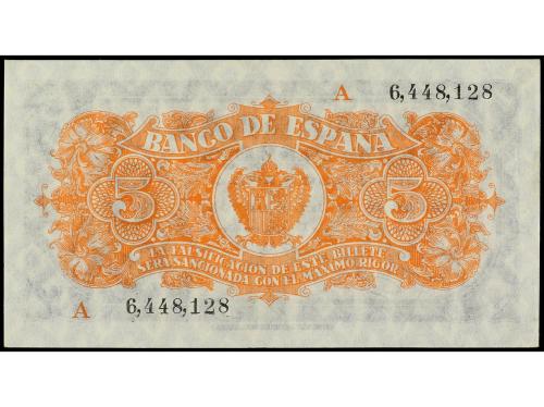 ESTADO ESPAÑOL. 5 Pesetas. 18 Julio 1937. Portabella. Serie 