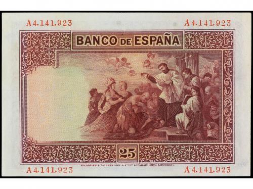 BANCO DE ESPAÑA. 25 Pesetas. 12 Octubre 1926. San Francisco