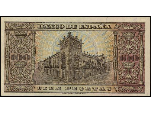 ESTADO ESPAÑOL. 100 Pesetas. 20 Mayo 1938. Casa del Cordón. 