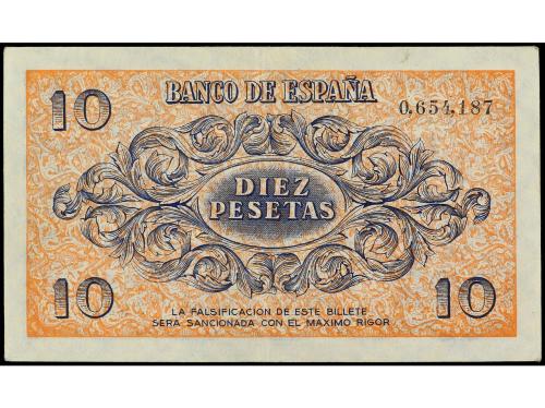 ESTADO ESPAÑOL. 10 Pesetas. 21 Noviembre 1936. Ed-418. MBC+.