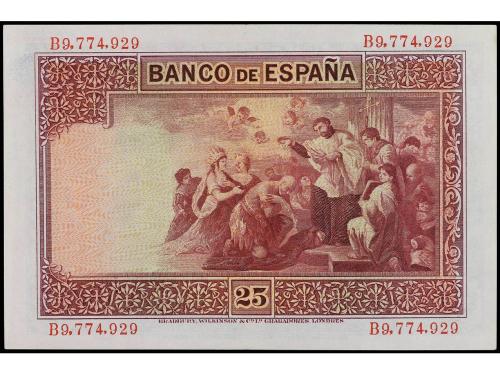 BANCO DE ESPAÑA. 25 Pesetas. 12 Octubre 1926. San Francisco 