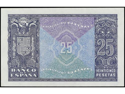 ESTADO ESPAÑOL. 25 Pesetas. 9 Enero 1940. Herrera. Serie C. 