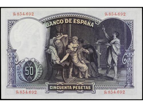 GUERRA CIVIL, ZONA REPUBLICANA. 50 Pesetas. 25 Abril 1931. R