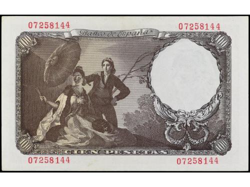 ESTADO ESPAÑOL. 100 Pesetas. 19 Febrero 1946. Goya. Sin Seri