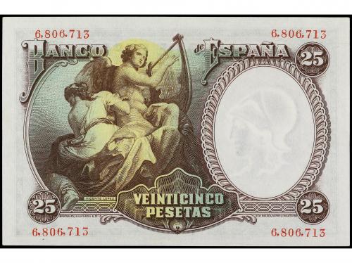 GUERRA CIVIL, ZONA REPUBLICANA. 25 Pesetas. 25 Abril 1931. V