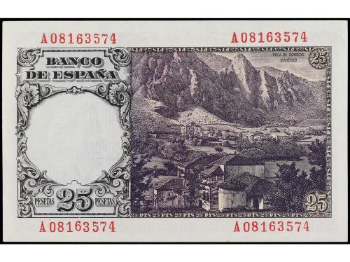 ESTADO ESPAÑOL. 25 Pesetas. 19 Febrero 1946. Florez Estrada.