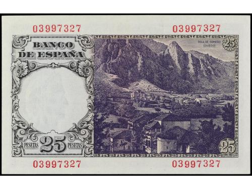 ESTADO ESPAÑOL. 25 Pesetas. 19 Febrero 1946. Flórez Estrada.