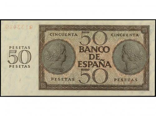 ESTADO ESPAÑOL. 50 Pesetas. 21 Noviembre 1936. Serie Q. Ed-4