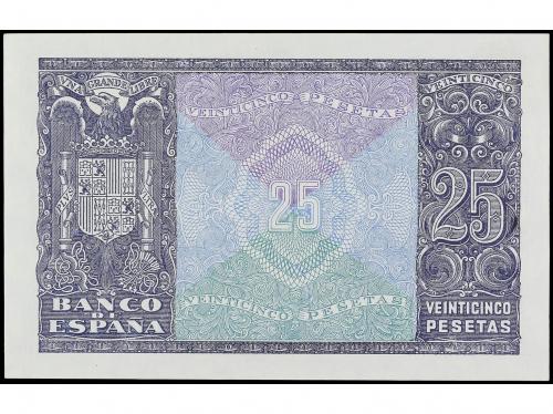 ESTADO ESPAÑOL. 25 Pesetas. 9 Enero 1940. Herrera. Serie C. 