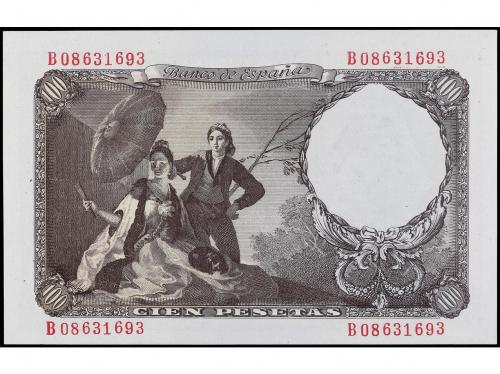 ESTADO ESPAÑOL. 100 Pesetas. 19 Febrero 1946. Goya. Serie B.