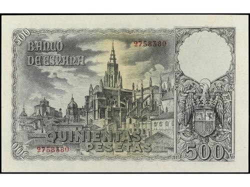 ESTADO ESPAÑOL. 500 Pesetas. 21 Octubre 1940. Entierro del C