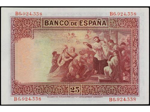 BANCO DE ESPAÑA. 25 Pesetas. 12 Octubre 1926. San Francisco 