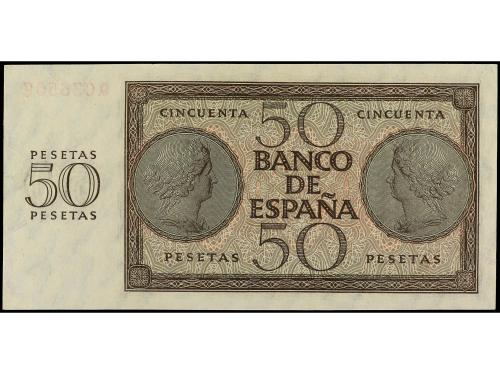 ESTADO ESPAÑOL. 50 Pesetas. 21 Noviembre 1936. Serie Q. (Peq