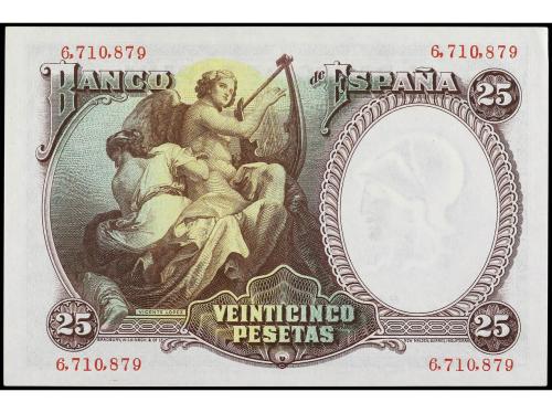 GUERRA CIVIL, ZONA REPUBLICANA. 25 Pesetas. 25 Abril 1931. V