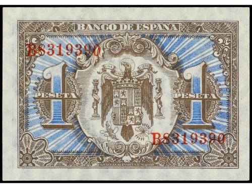 ESTADO ESPAÑOL. 1 Peseta. 1 Junio 1940. Hernán Cortés. Serie