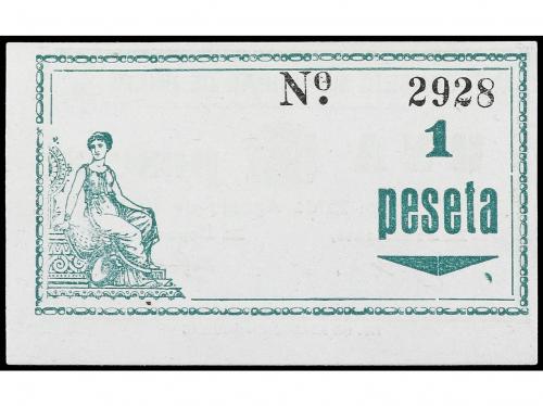 ANDALUCÍA. 1 Peseta. 25 Agosto 1937. C.M. de PULPÍ (Almeria)