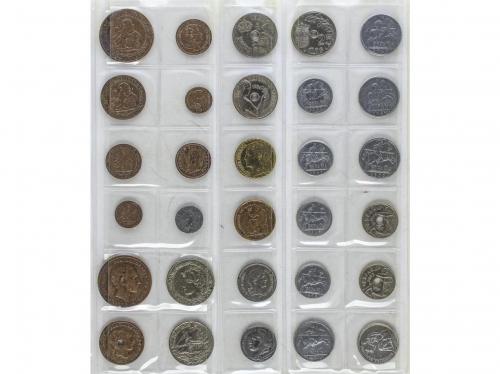 LOTES y COLECCIONES. Lote sobre 230 monedas. GOBIERNO PROVIS