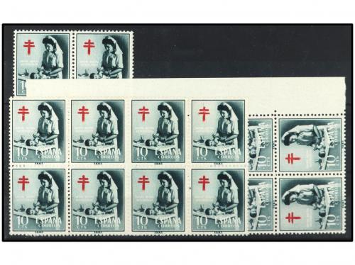 ** ESPAÑA. Ed. 1121/3(16). PRO TUBERCULOSOS. 16 SERIES COMPL