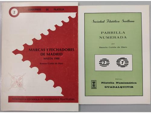 ESPAÑA. PARRILLA NUMERADA (1979) y MARCAS Y FECHADORES DE MA