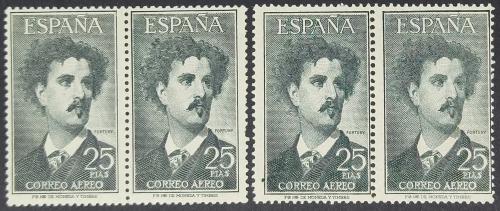 ** ESPAÑA. Ed. 1164/5(4). FORTUNY Y TORRES QUEVEDO. 4 SERIES